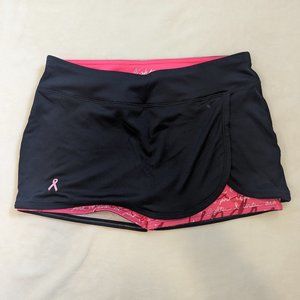 Black and Pink Under Armour Skort - Size Small